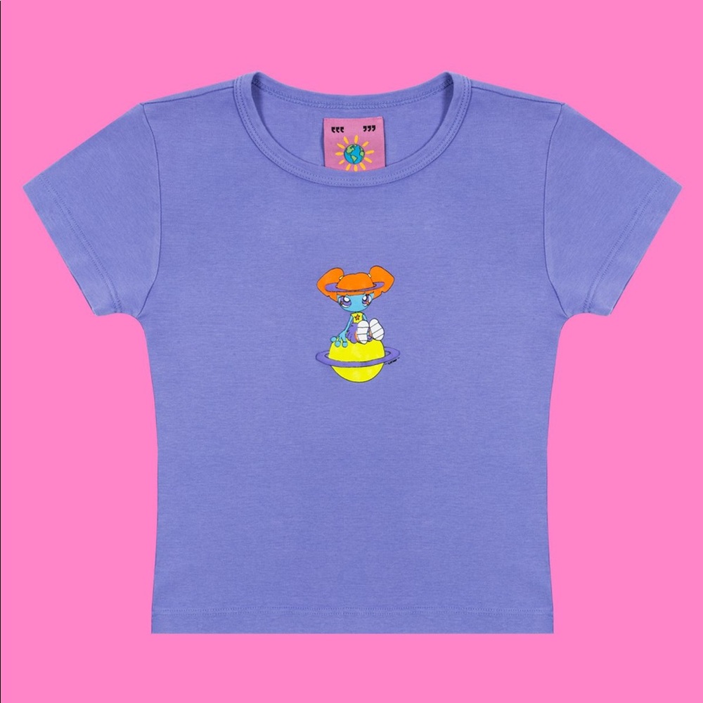 UNIF Alien Girl Baby Tee